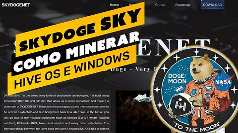 ⛏️💰 COMO MINERAR A MOEDA SKYDOGE (SKY) - PASSO A PASSO - HIVE OS E WINDOWS