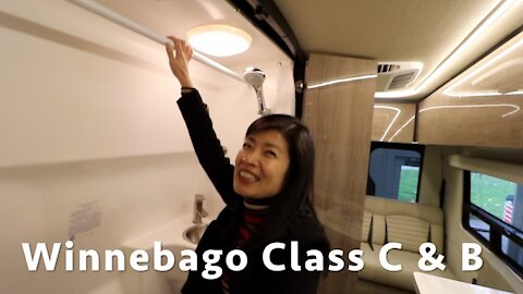 【RV Tour】Winnebago RV Class C & B Walkthrough at Pleasanton RV Show