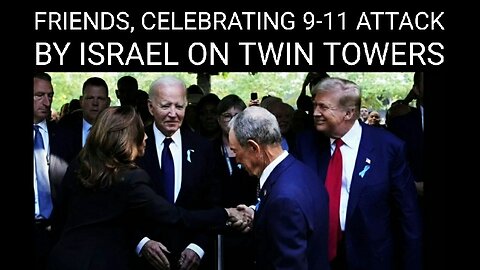 Politics Are All Fake. Behind the Scenes They Are All Friends, Celebrating Israel's Terrorist Attack