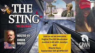 The Sting welcomes Regina Barnes (The New Hampshire Muckraker), Justice 4 All Jocelyn and Wayne Saya