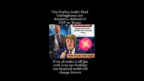 Our fearless leader Brad Garlinghouse has donated to Trump’s campaign