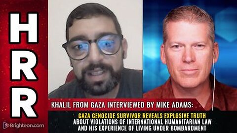 Gaza Genocide Survivor Reveals Explosive Truth about Violations of International Humanitarian Law