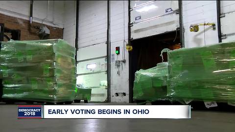 Early voting begins Wednesday in Ohio ahead of the November election