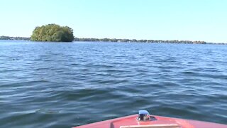 Tour of private island for sale in Waukesha County