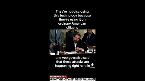 GOVERNMENT ADMITS USING ENERGY WEAPONS ON U.S. CITIZENS...