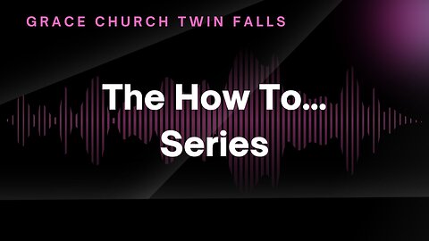 How To Walk More In The Fruit - (Part II) - 08/25/2024 | The How To...Series | (Sermon Only)