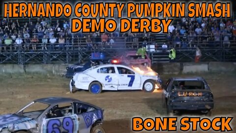 PUMPKIN SMASH HERNANDO COUNTY DEMO DERBY - BONE STOCK CLASS