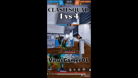 Free Fire 1 vs 4 Clash Squad