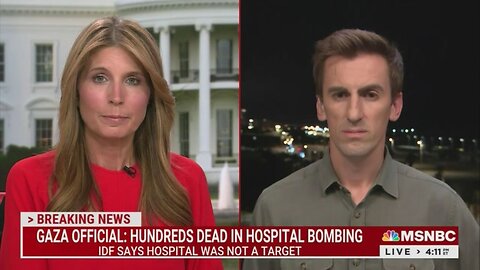 Nicolle Wallace Airs NBC Reporter Skeptical Of Israeli Denial Of Hospital Attack