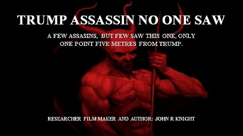 TRUMP ASSASSIN NO ONE SAW