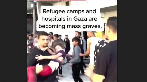 Israel Is Bombing Refugee Camps & Hospitals In Gaza - Genocide