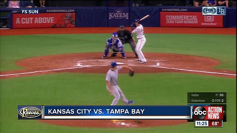 New dad Mike Zunino hits 2-run home run to help Tampa Bay Rays rally past Kansas City Royals