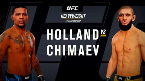 EA Sports UFC 4 Gameplay Khamzat Chimaev vs Kevin Holland