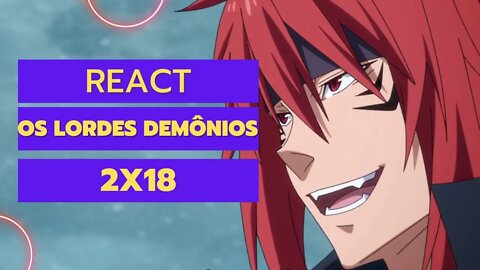 REACT Tensei shitara Slime Datta Ken S02 E42 PTBR | Os Lordes Demônios