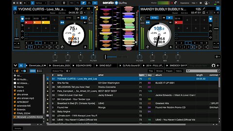 REGGAE MINI MIX ON SERATO PLAY