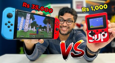 EXPENSIVE NINTENDO SWITCH VS CHEAP PORTABLE CONSOLE !