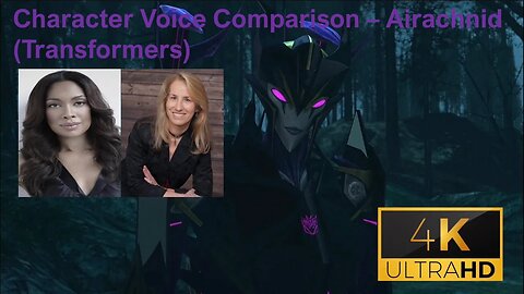 Character Voice Comparison - Airachnid (Transformers)