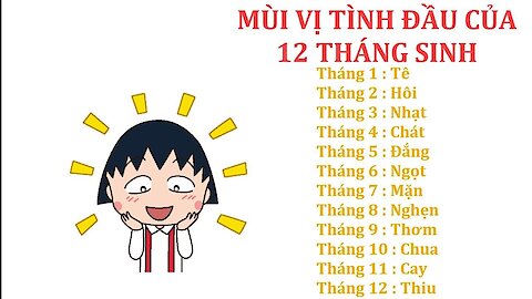 12 cung hoàng đạo tháng sinh ✌✌✌