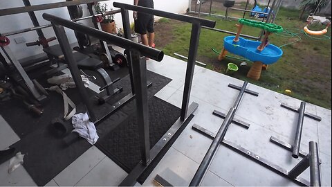 Father & Son Workout in Nicaragua - Cut Day 138 - Chest & Triceps - Calisthenics with Parallettes