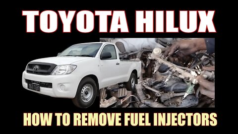 TOYOTA HILUX - HOW TO REMOVE FUEL INJECTORS #SHORTS