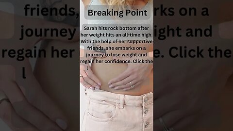 Sarah hits rock bottom then she did this to lose weight #motivation #weightloss