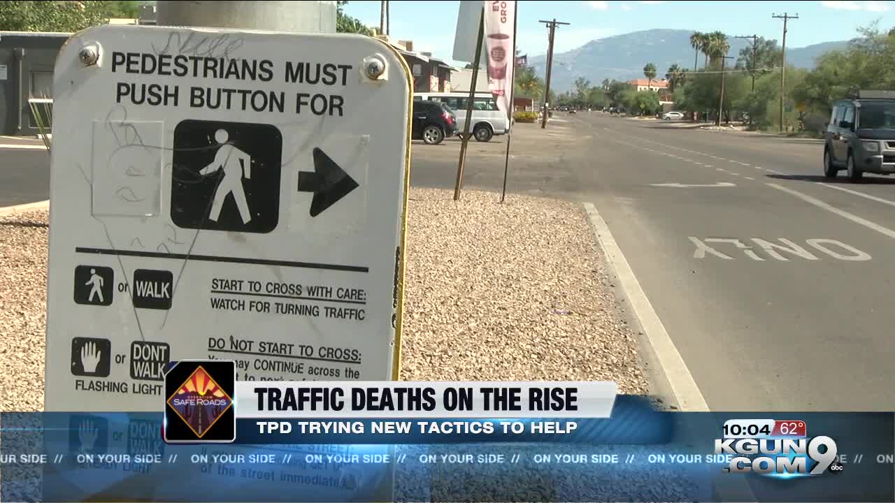 Tucson Police trying new tactics to prevent deadly crashes as deaths continue to surge