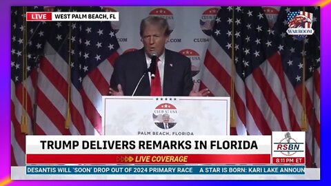 PRESIDENT TRUMP - CLUB 47 IN WEST PALM BEACH, FL - OCTOBER 11, 2023