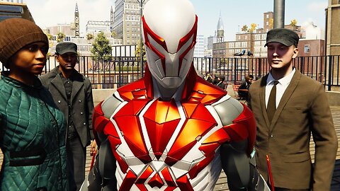 Spider-man PS4 New Suit - Spider-man 2099 White Suit Gameplay | Superhero FXL