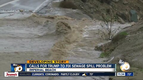 Imperial Beach mayor asks President Trump to help fix South Bay sewage crisis