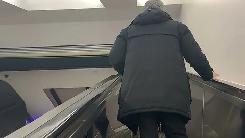 Montreal Massive Underground Metro at Winter