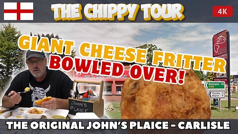 Chippy Review 68: The Original John's Plaice, Carlisle. Giant Cheese Fritter, Great Fish and Chips