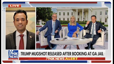 Vivek Ramaswamy on Fox News' Fox & Friends Touching on Trump's Arrest