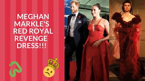 Meghan Markle's Lady in Red Revenge Dress!!