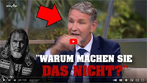 DÜSTER! HÖCKE-Interview gerät völlig aus den FUGEN! ᴴᴰ🔥 (720p) (2023-08-12)