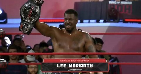 ROH PURE CHAMPIONSHIP MATCH: Lee Moriarty(c) w/Shane Taylor defeated Angelico w/ Serpentico