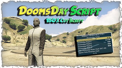 GTA V Online Doomsday Prep Skip + 300% Cuts Script for Kiddions Mod Menu 1 0 1 and ROLE PLAY SERVER