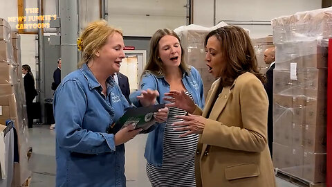 While hiding from the press, Kamala keeps making these idiotic videos and that's supposed to help her somehow to look like a very everyday and likeable person.