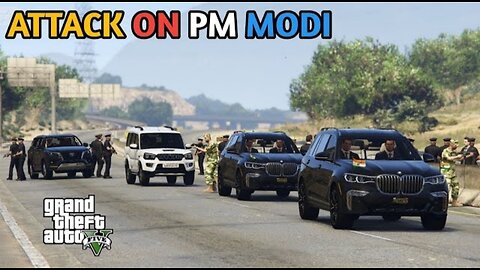 Attack on Indian PM Modi | Security in Action - GTA 5