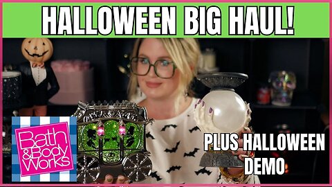 HALLOWEEN HAUL | CARRIAGE CANDLE HOLDER |FORTUNE TELLER GLOBE| Bath & Body Works | #bathandbodyworks