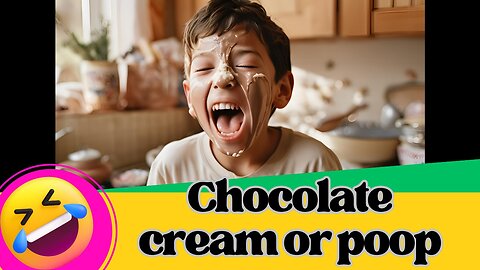 "Chocolate cream or poop?"/ خامه یا مدفوع؟