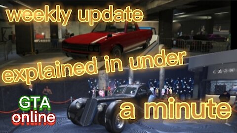 GTA Online Weekly Update explained in under a minute