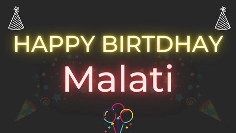 Happy Birthday to Malati - Birthday Wish From Birthday Bash