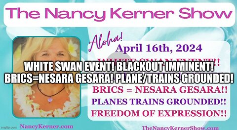 White Swan Event! Blackout IMMINENT! BRICS=NESARA GESARA! Plane/Trains Grounded!