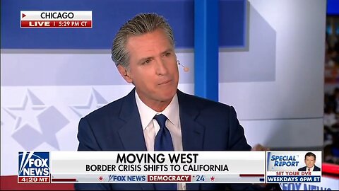 Gavin Newsom Blames Trump For Biden's Open Border