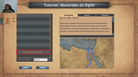 AGE OF EMPIRES 1 | TUTORIAL 11/12 | ASCENSÃO DO EGITO - UMA MARAVILHA DO MUNDO