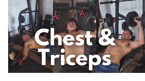 Father & Son Workout in Nicaragua - Cut Day 173 - Chest & Triceps - Dumbbell Focused Exercise Week