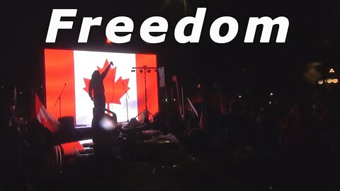 I Spent the Day at the Winter Carnival of Freedom Parliament Hill Ottawa Canada Feb 11th, 2022