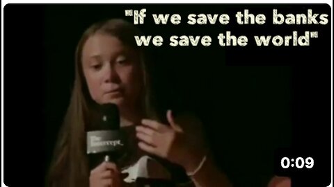 "If we save the banks we save the world" 😂