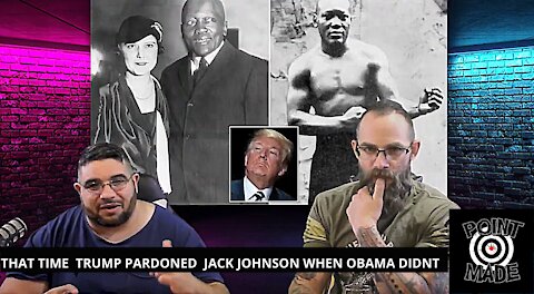 Jack Johnson presidential pardon- The Trump pardon, with a little help from stallone, 70 years late