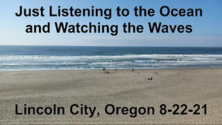 Beach At Lincoln City, Oregon 8-22-21